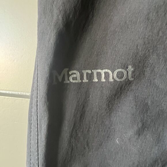 Marmot Pants Mens Sz 40 Hiking Outdoor  Black Belted Nylon Camping Zip Pockets - Picture 5 of 13